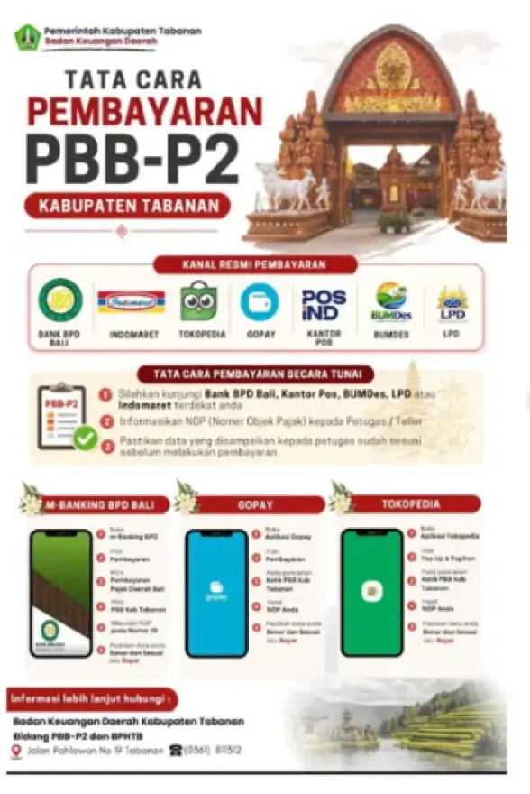 AYO BAYAR PBB P2 KABUPATEN TABANAN
