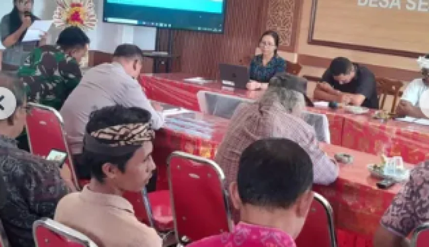 Rapat Anggota Tahunan (RAT) Tahun Buku 2025. Koperasi Desa Merah Putih Sesandan.