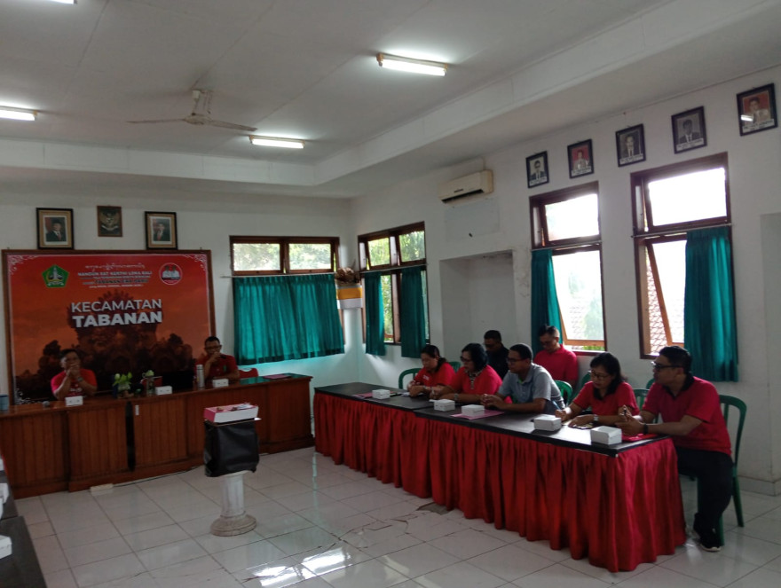 Monitoring dan Evaluasi Aset Desa Di Kantor Camat Tabanan