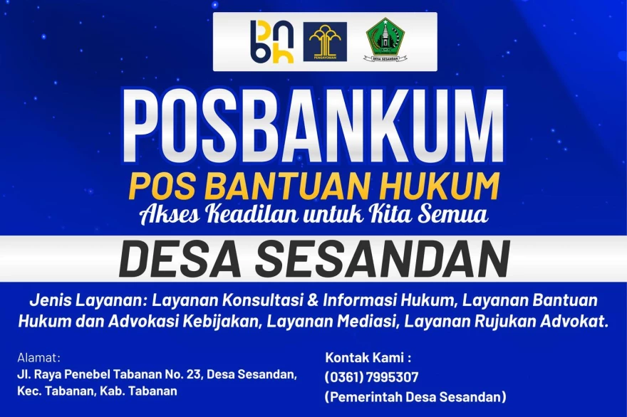 Pemerintah Desa Sesandan Siap Mewujudkan Kesadaran Hukum Masyarakat